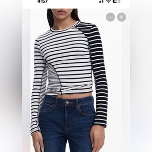 Desigual stripe top, never worn